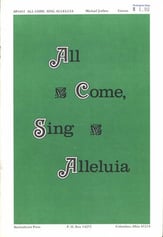 All Come Sing Alleluia SA choral sheet music cover